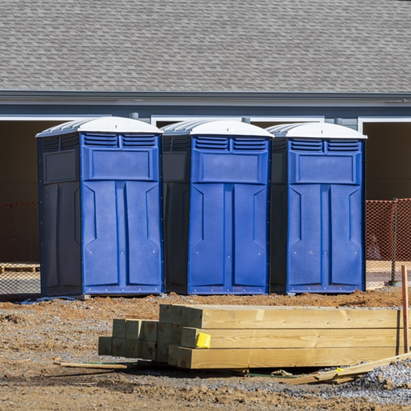 what is the maximum capacity for a single porta potty in Charlotte NC